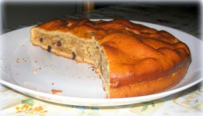 TORTA CON PATATE AMERICANE E CIOCCOLATO