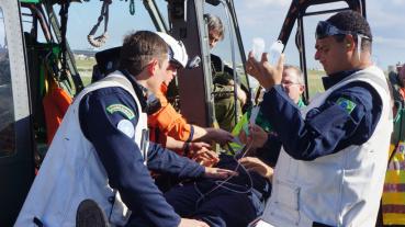 Malta/ Marinaio brasiliano soccorso da un elicottero della Missione Militare