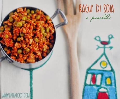 ragù di soia e piselli