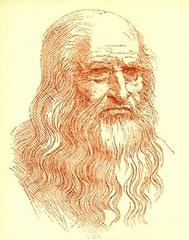 Leonardo da Vinci, pittore, ingegnere, scienziato e talento universale del rinascimento. Nato il 15 aprile 1452 e morto il 2 maggio 1519.