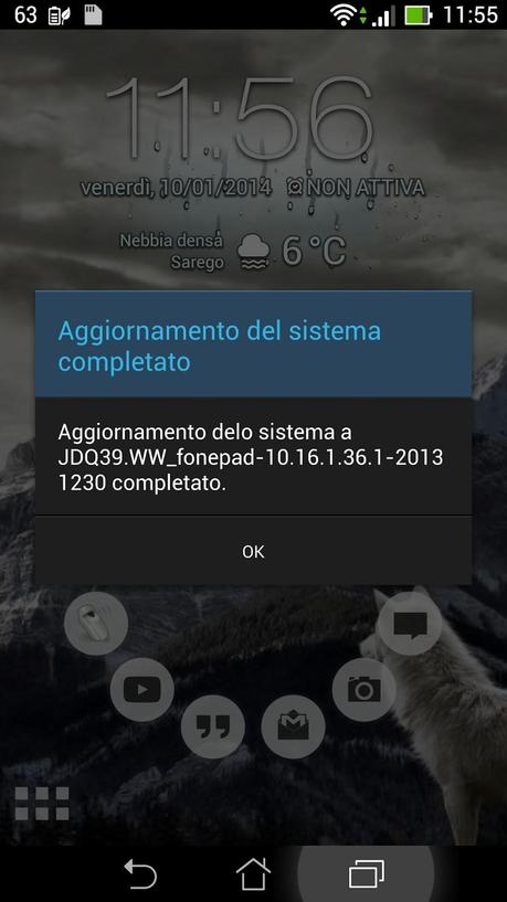 Asus Fonepad Note 6 si aggiorna alla versione 10.16.1.36.1