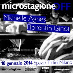 Concerti Milano: Rassegna MICROSTAGIONE: duo parigino Michelle Agnes e Florentin Ginot – Spazio Tadini 18 gennaio 2014