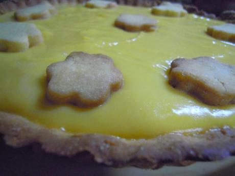 Crostata con crema al mandarino