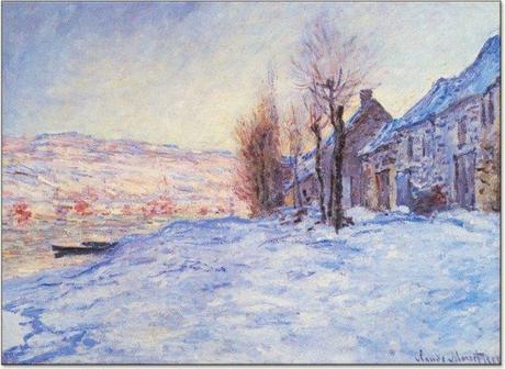 Claude Monet Lavacourt Under Snow
