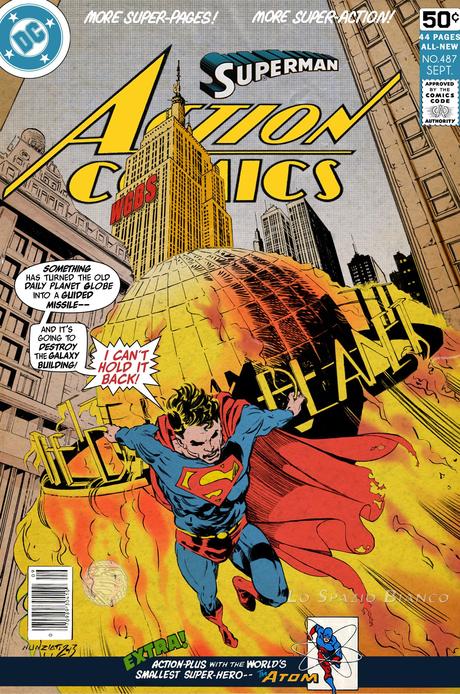 Action Comics #487   Riccardo Nunziati Superman Riccardo Nunziati In Evidenza DC Comics Carlo Sandri 