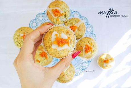 Muffin all'arancia e zenzero