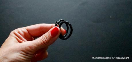 ring, diy ring, diy blog, craft, tutorial, leather, leather ring, anello in pelle