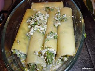 Cannelloni Ripieni Broccoletti ed Olive