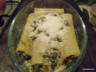 Cannelloni Ripieni Broccoletti ed Olive