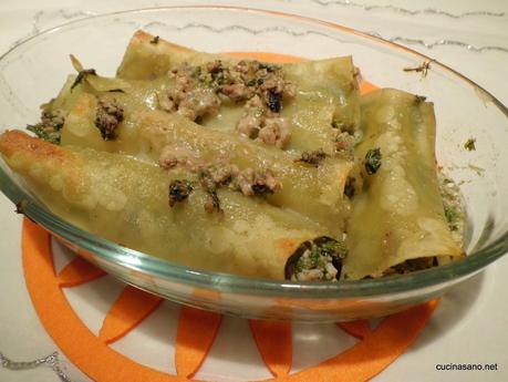 Cannelloni Ripieni Broccoletti ed Olive