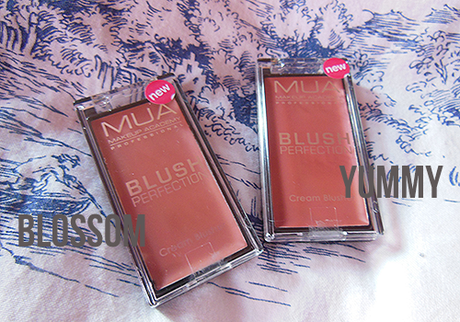 MUA Blush Perfection Cream Blusher in #Blossom e #Yummy