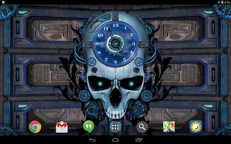  Android   Steampunk Clock, un macabro e affascinante LIVE WALLPAPER