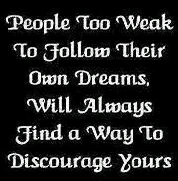 people too weak...