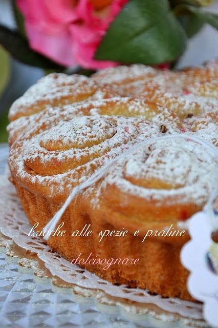 Brioche profumata alle spezie e praline