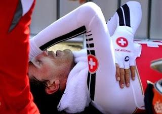 Paura per Cancellara, investito in allenamento