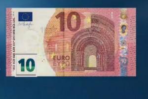 nuova banconota 10 euro 2 300x201 Ecco La nuova Banconota da 10 EURO: La presentazione a FRANCOFORTE!