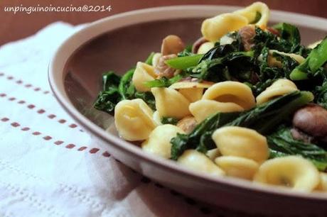 Orecchiette con vongole e cime di rapa