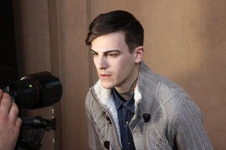 Backstage e sfilata John Richmond: Milano Moda Uomo FW14-15