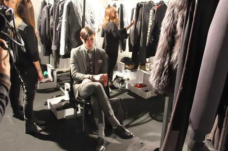 Backstage e sfilata John Richmond: Milano Moda Uomo FW14-15