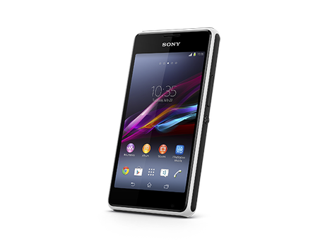 7 Xperia E1 White Front Angle Sony Xperia E1 presentato ufficialmente  smartphone  xperia e1 Sony Xperia E1 sony 