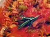 Fusilli sugo alla boscaiola with mushroom sauce