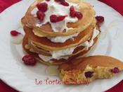 Pancakes frutti rossi crusca d'avena yogurt greco