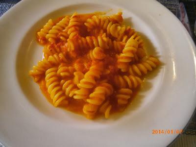 Fusilli con Crema di Peperoni