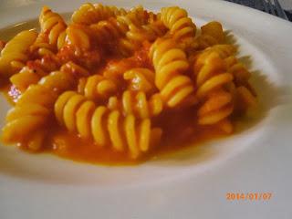 Fusilli con Crema di Peperoni