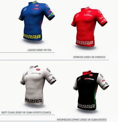 Dubai Tour, presentate le maglie disegnate da Versace