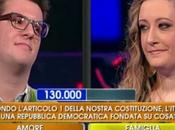 L’Eredità, concorrente conosce l’articolo della Costituzione