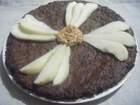 Torta di pere e amaretti