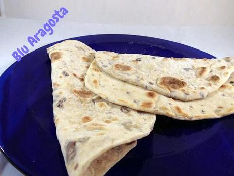 piadine morbidissime con olive taggiasche