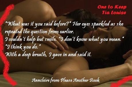 Blog Tour: One to Keep by Tia Louise