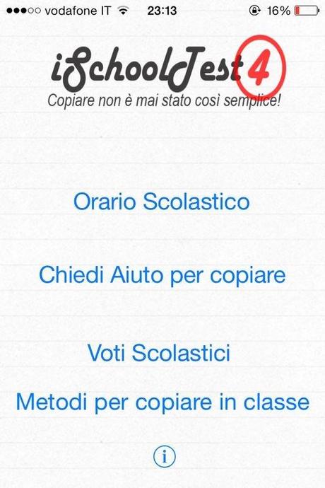 iSchoolTest – l’app che ti salverà a scuola!