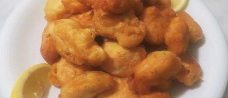 petto di pollo, uova, farina