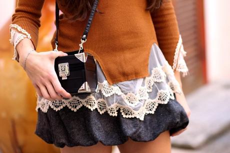 Wool and lace