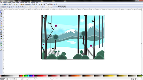 Il risultato finale in Inkscape