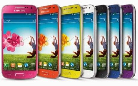 Samsung Galaxy S4 Mini: disponibile ora in cinque nuove colorazioni: Pink, Yellow, Orange, Purple e Blue