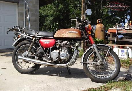 Honda CB 350 Four del 1973 by Steel Bent Customs