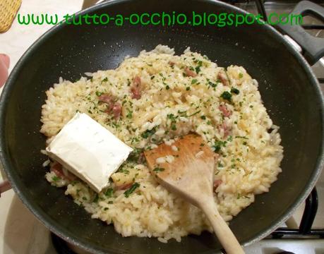 WHB #416 - Risotto con asparagi bianchi e prosciutto crudo