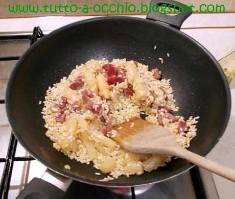 WHB #416 - Risotto con asparagi bianchi e prosciutto crudo