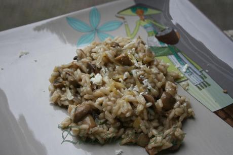 risotto funghi e castelmagno 2b