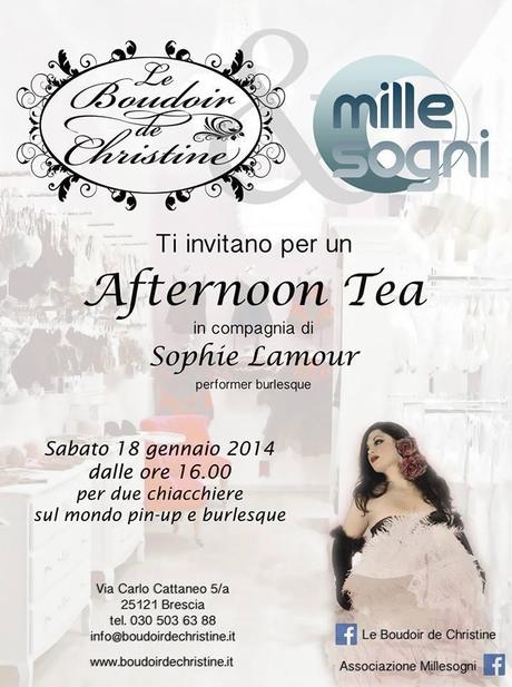 EA TIME CON SOPHIE LAMOUR A BRESCIA presso Le Boudoir de Christine