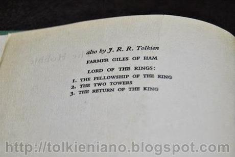 The Hobbit, edizione americana del 1954 ma stampata in Inghilterra