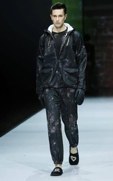 model victor gorincioi in julian zigerli mfw 2014 fashion week milano