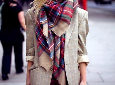 plaid scarf