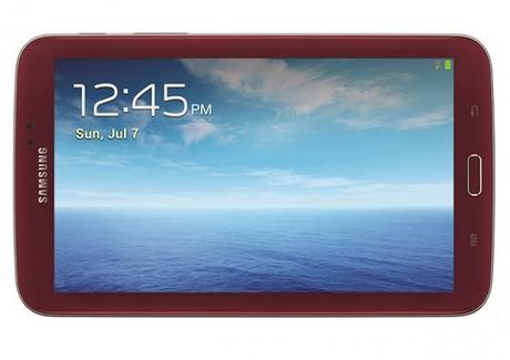 samsung galaxy tab 3 garnet red 1 600x425 Samsung Galaxy Tab 3 7.0 Garnet Red tablet  tablet android tablet Samsung Galaxy Tab 3 galaxy tab 3 