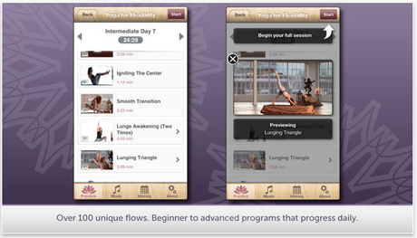 Screenshot 2014 01 17 09.07.47 Risaliamoci con lApp  Yoga with Janet Stone  Gratis per iPhone !! (Video)