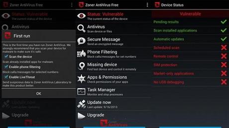 07 Zoner AntiVirus Free 600x337 Ecco I Migliori Antivirus Per Android  applicazioni  virus tablet Smartphone protezione malware antivirus android 