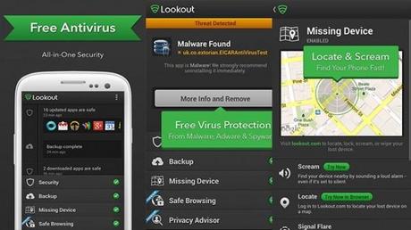 Lookout screenshot 600x337 Ecco I Migliori Antivirus Per Android  applicazioni  virus tablet Smartphone protezione malware antivirus android 